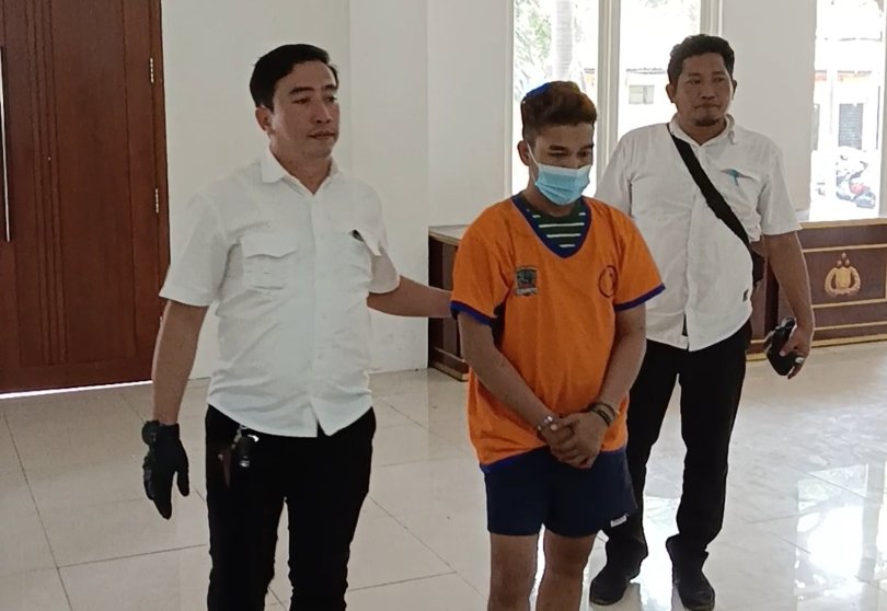 Kurir Narkoba yang ditangkap Polrestabes Surabaya