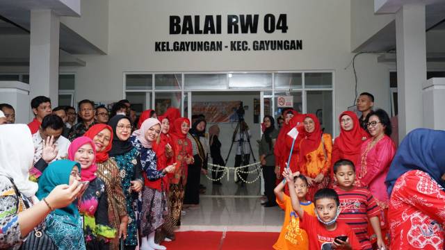 Peresmian Balai RW 