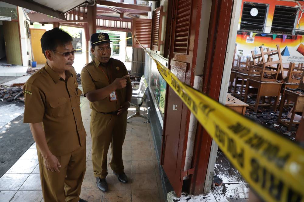 Pasca Kebakaran di SDN Dr. Soetomo V, Pemkot Surabaya Alihkan 