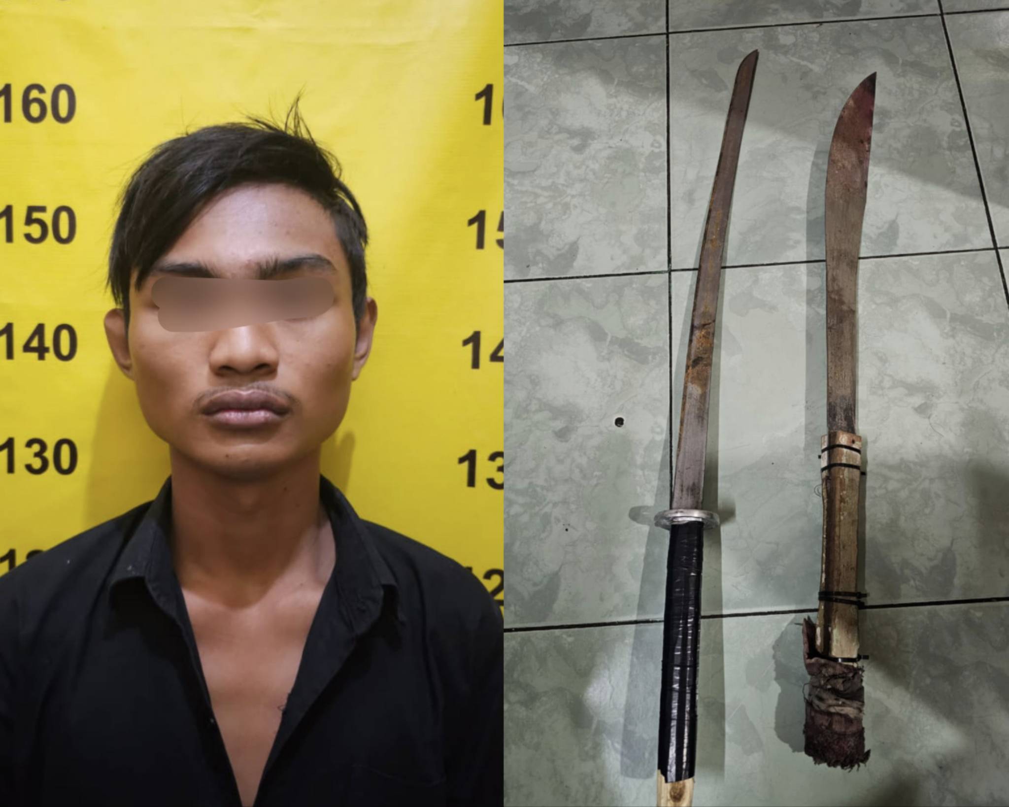 Anggota Gengster dibekuk Polisi 