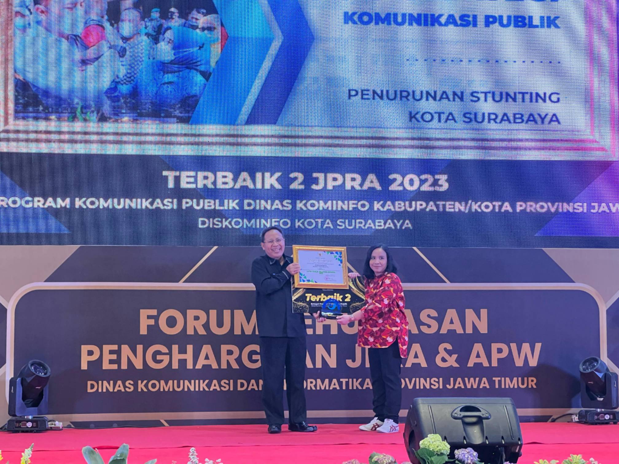 Penghargaan yang berhasil diraih Diskominfo Surabaya