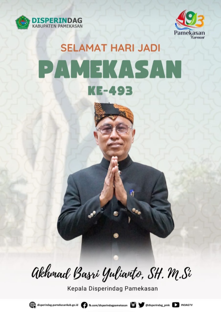 Kepala Disperindag Kabupaten Pamekasan, Achmad Basri Yulianto SH.M.Si