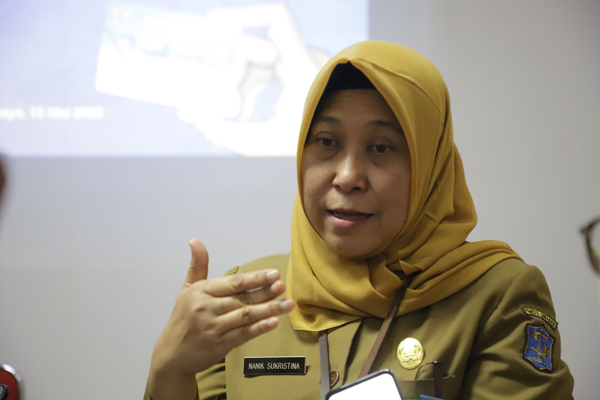 Kepala Dinas Kesehatan Kota Surabaya Nanik Sukristina