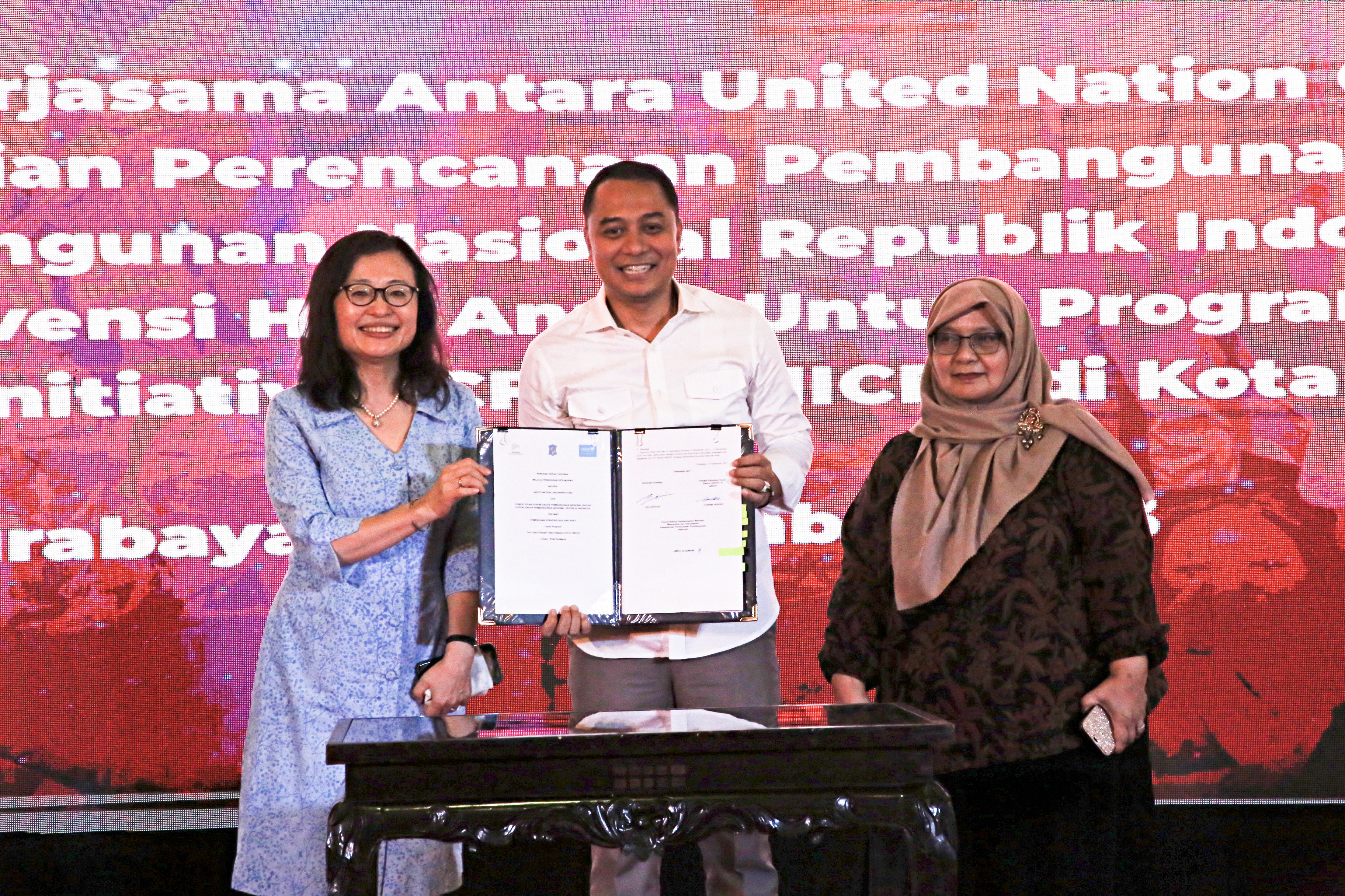 Wali Kota Eri Jalin MoU dengan UNICEF dan Bappenas RI