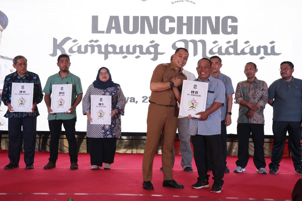 Wali Kota Eri Cahyadi Launching 17 Kampung Madani