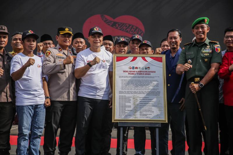 Wali Kota Eri Ajak Jaga Kondusifitas Surabaya