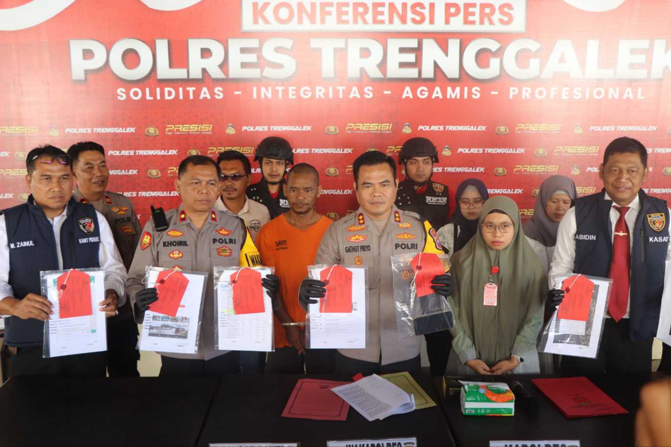 Penipu Pembelian Mobil di Polres Trenggalek