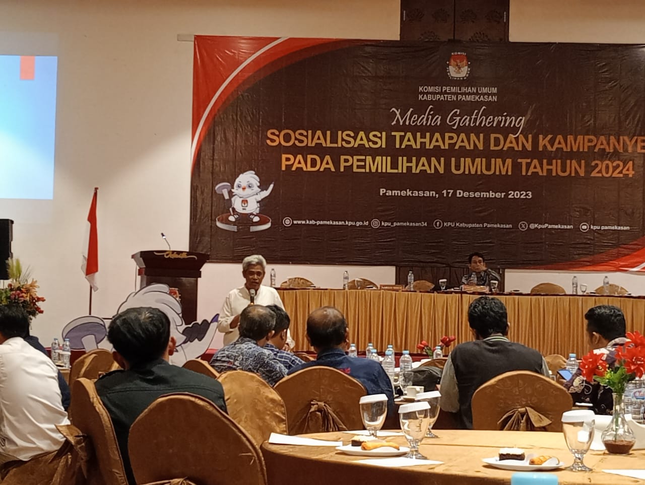 Sosialisasi Tahapan dan Peran Media Dalam Mengawal Informasi Pemilu 2024