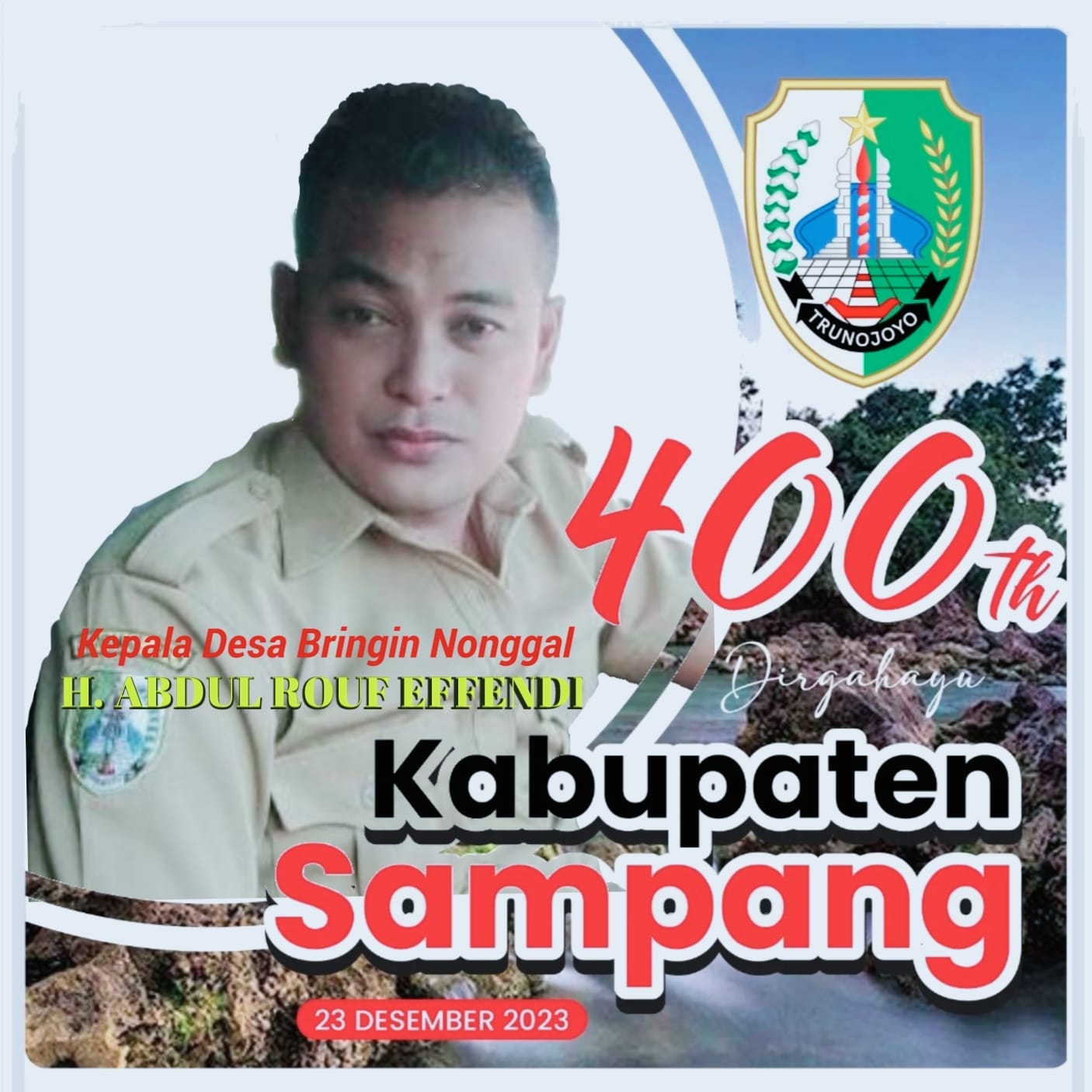 Kepala Desa Bringin Nonggal, H. Abdul Rouf Effendi