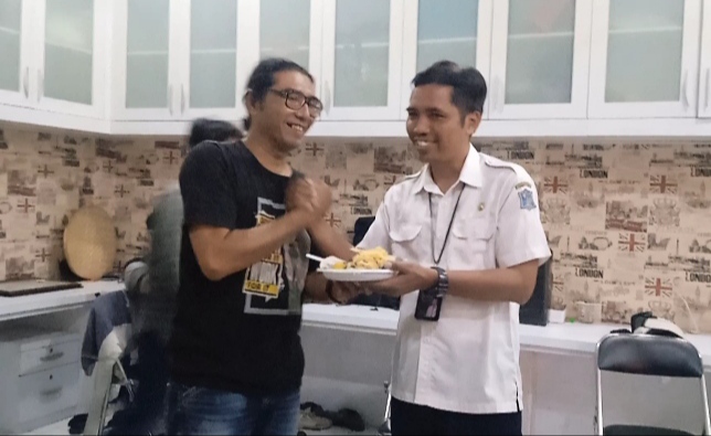 Ketua Potas Robby Djulianto Bersama Kabid Informasi Disinfokom Indriatno Heryawan 