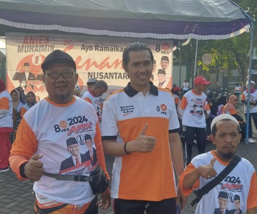 senam sekaligus donor darah gratis di Pamekasan 