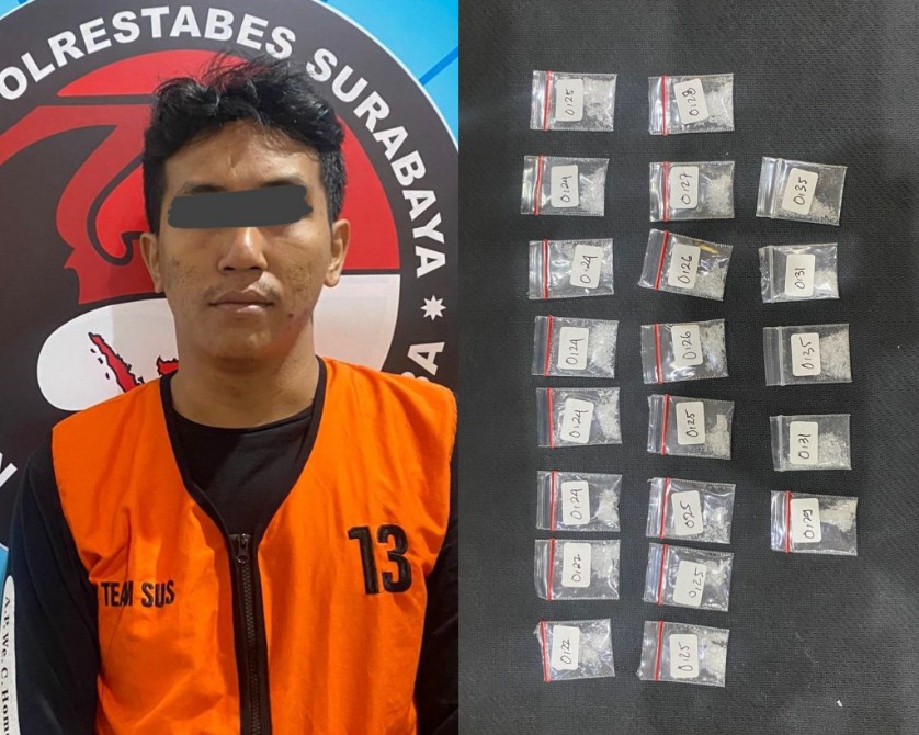 Pelaku Pengedar dan barang buktinya