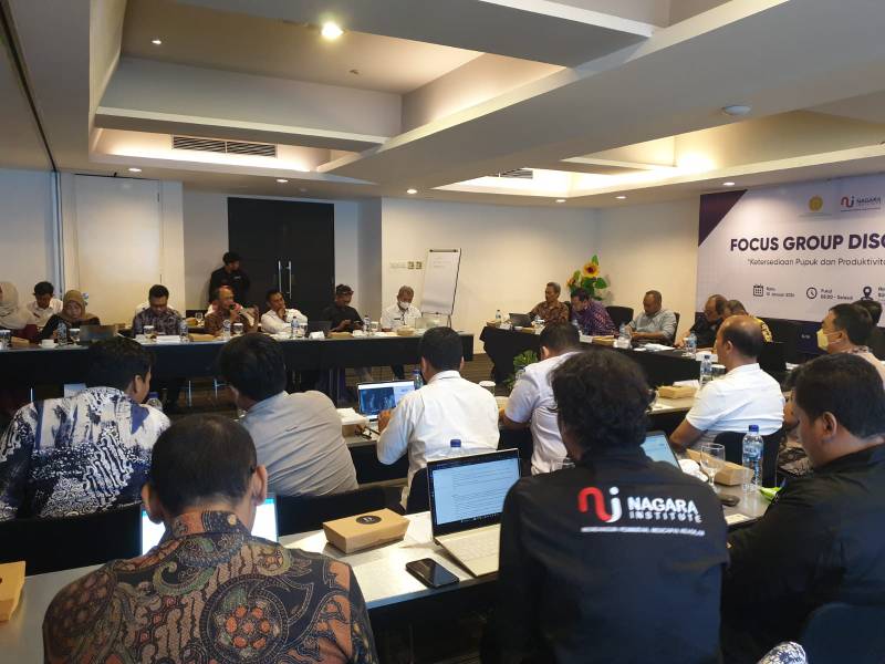 Suasana FGD Terkait Ketersediaan Pupuk Dan Produksitivias Pertanian