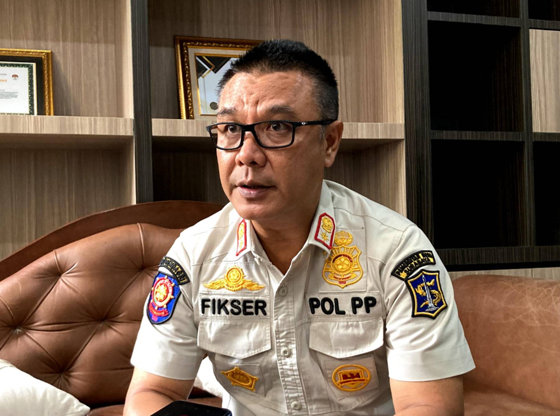 Kepala Satpol PP Kota Surabaya, M Fikser