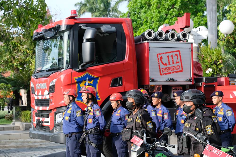 HUT ke-105 Damkar Nasional di Surabaya