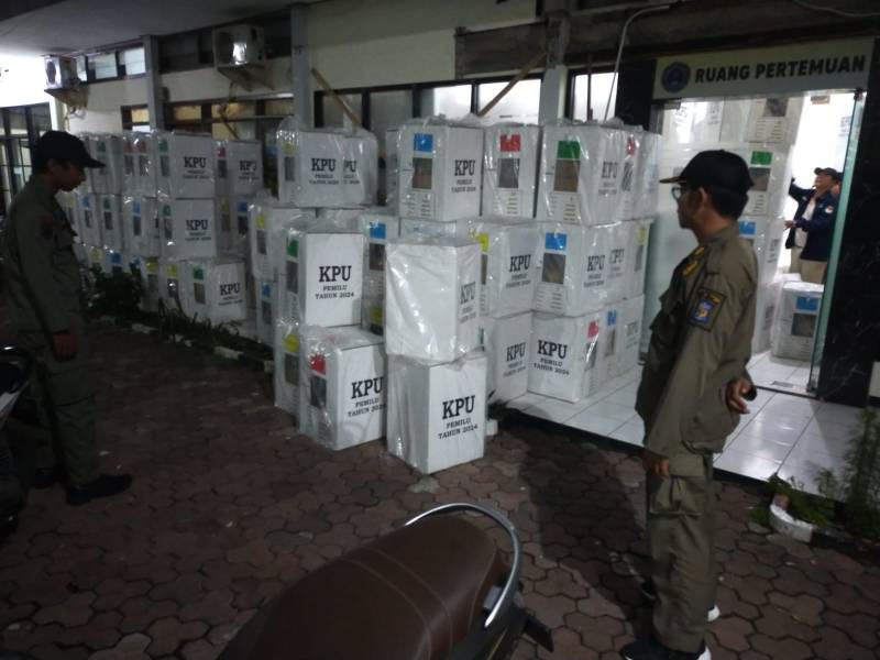 Distribusi Logistik Pemilu Capai 100 Persen