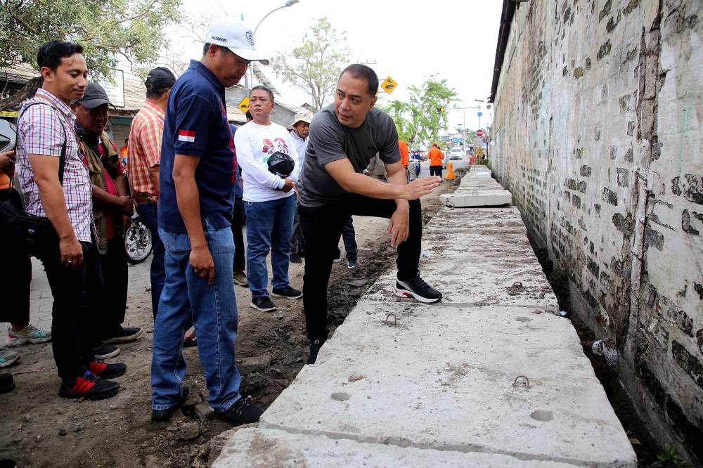 Pemkot Surabaya Mulai Lanjut Pengerjaan Box Culvert