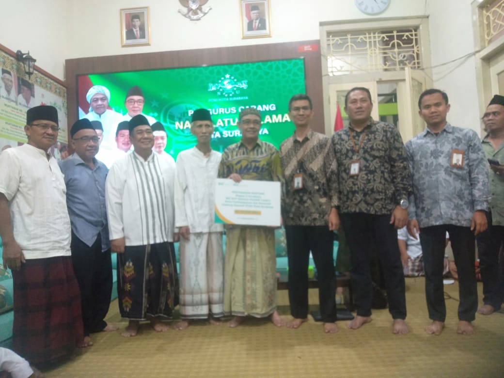 Kantor PCNU Surabaya Mendapat Bantuan 50 Juta Dari PT BSI