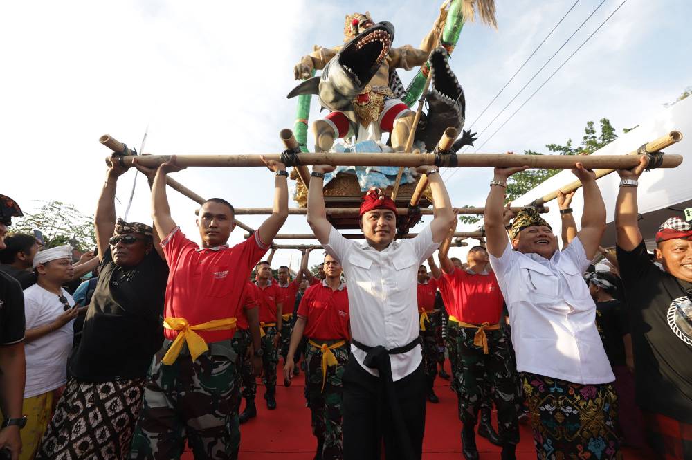 Pemkot Surabaya Bakal Gelar Pawai Seni Ogoh-Ogoh di Balai Kota