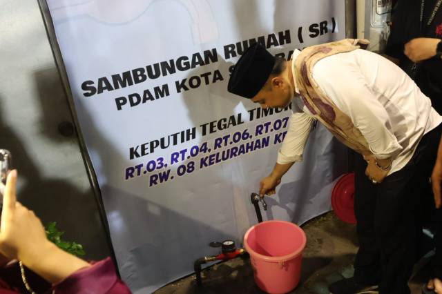 Akhirnya Teraliri Air PDAM Setelah 25 Tahun