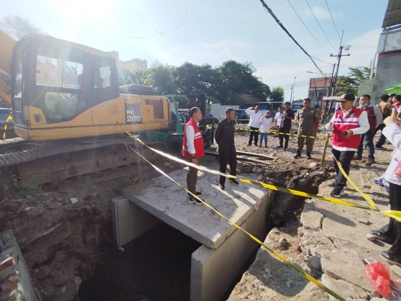 Pemkot Surabaya Perlebar Saluran dan Koneksikan dengan Rumah Pompa 