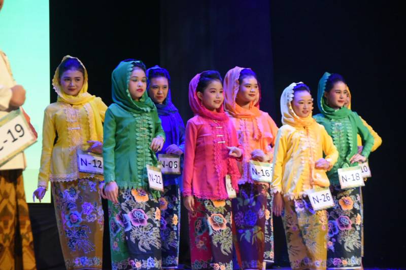 Grand Final Pemilihan Cak Ning Cilik Surabaya Tahun 2024, di Gedung Balai Budaya,