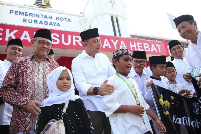 Wali Kota Surabaya Eri Cahyadi secara resmi membuka MTQ ke-23