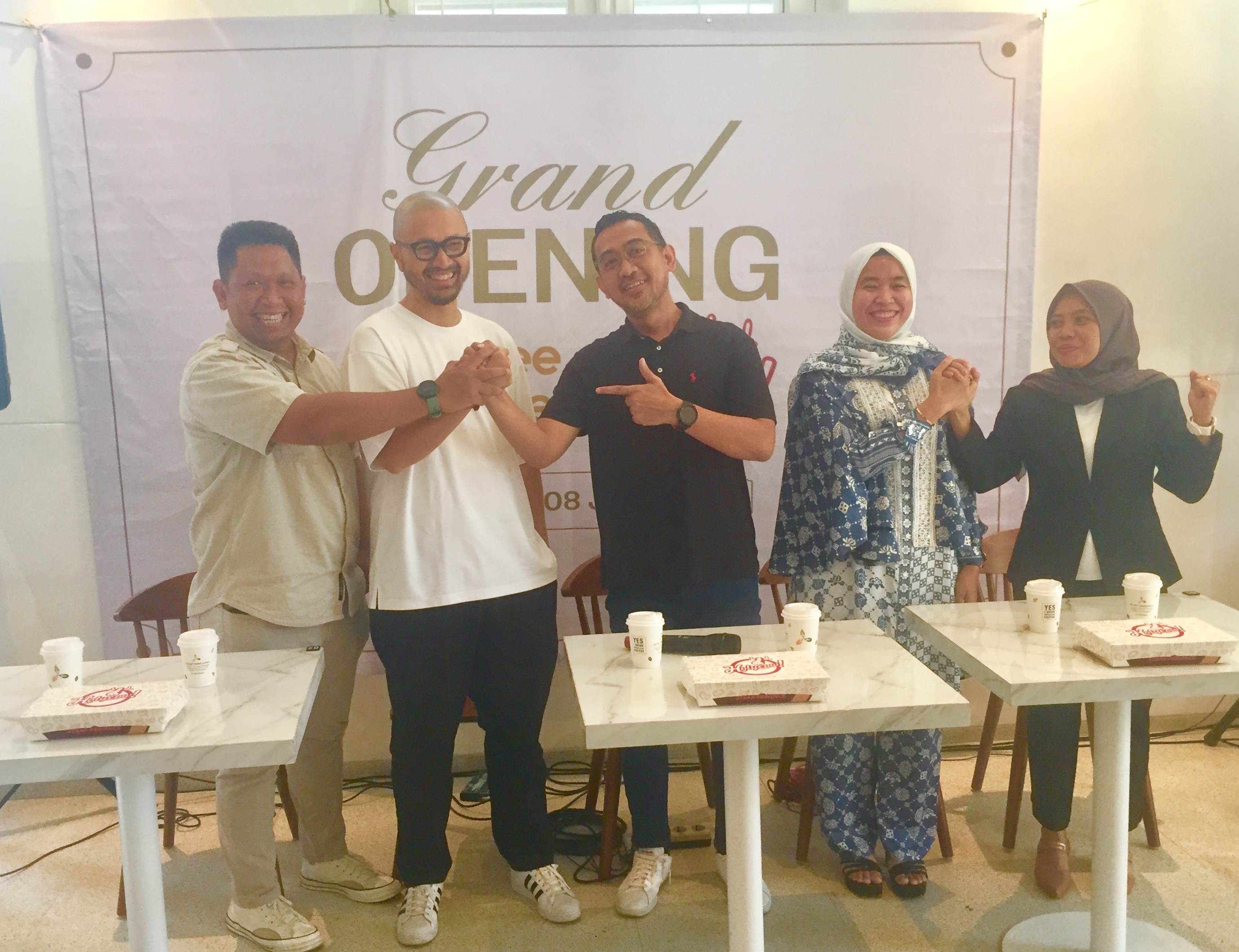 Grand Opening Toffe Coffe Taman Apsari
