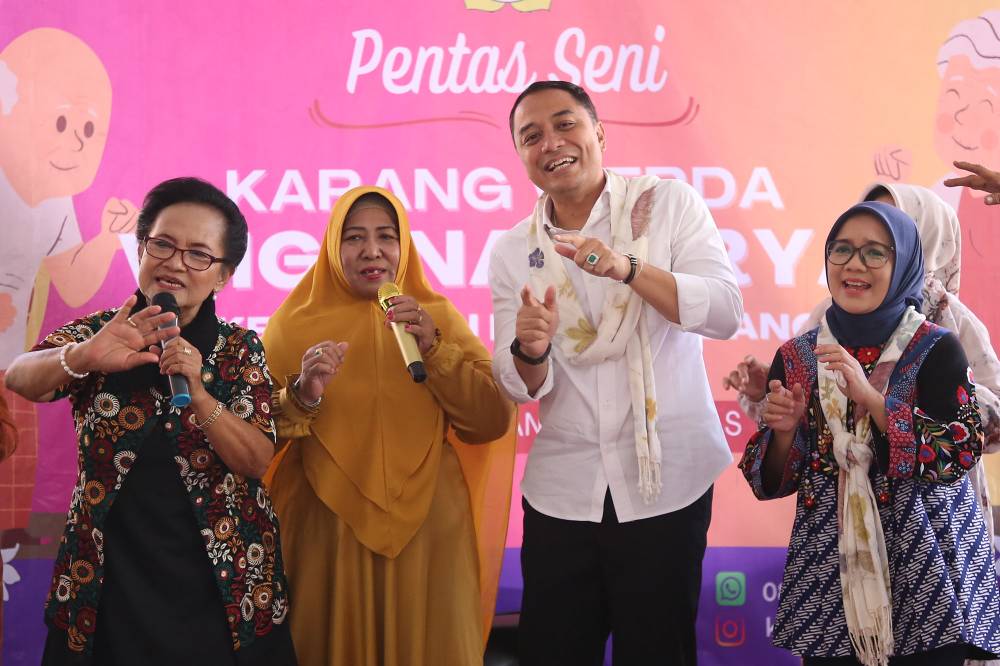 Pemkot Surabaya Tambah Anggaran Karang Werda