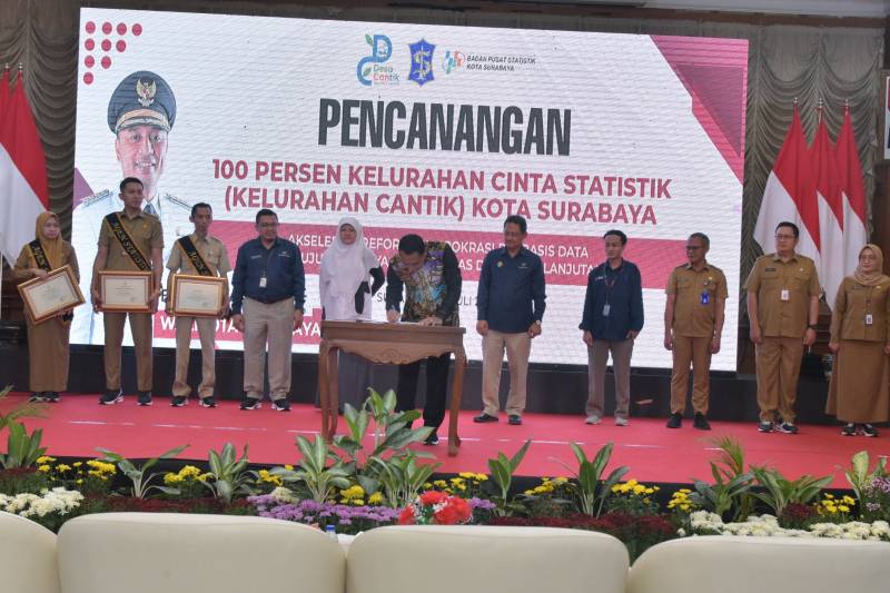 Pemkot Surabaya Canangkan 100 Persen Kelurahan Cantik