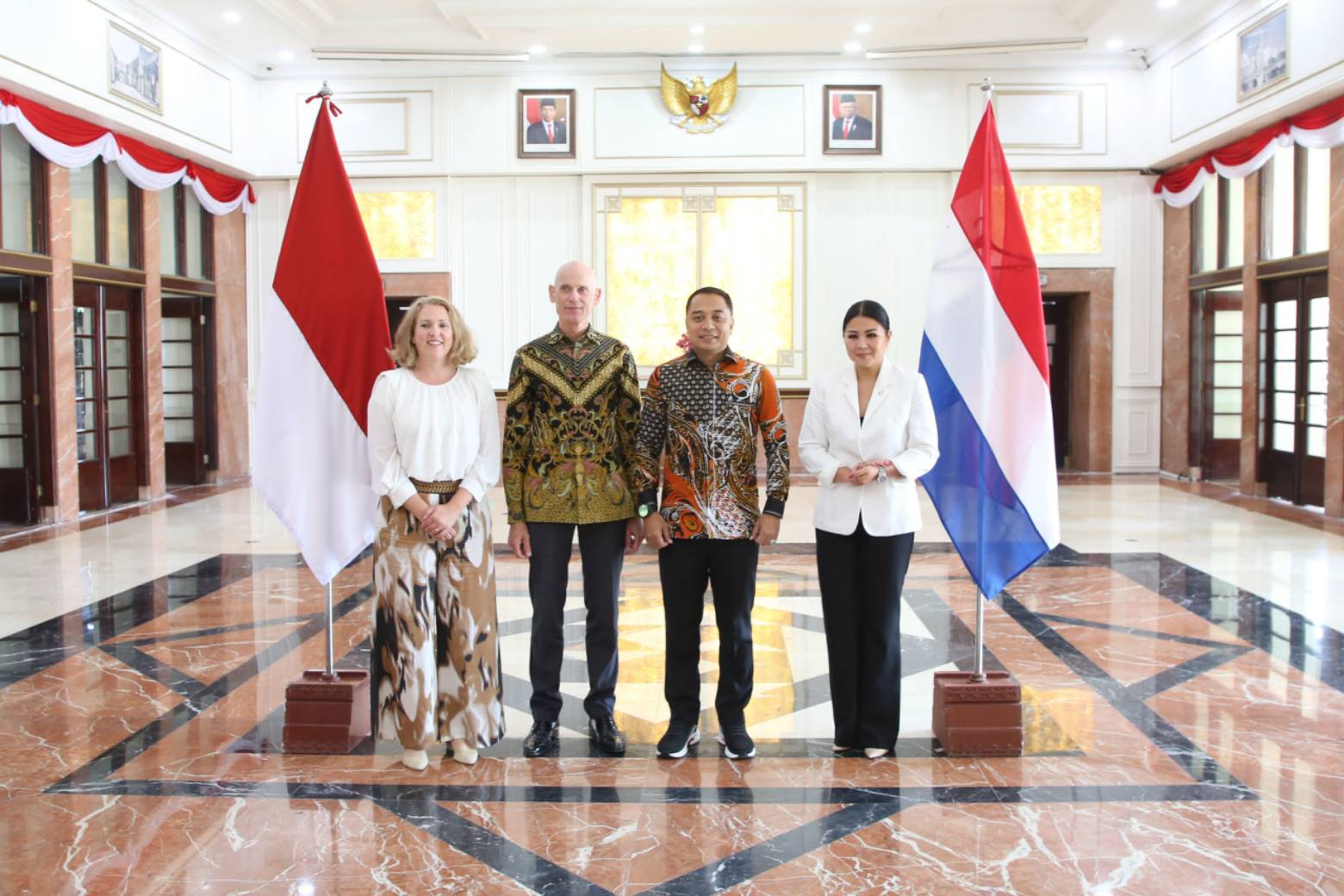 Wali Kota Surabaya Eri Terima Kunjungan Kedubes Belanda 
