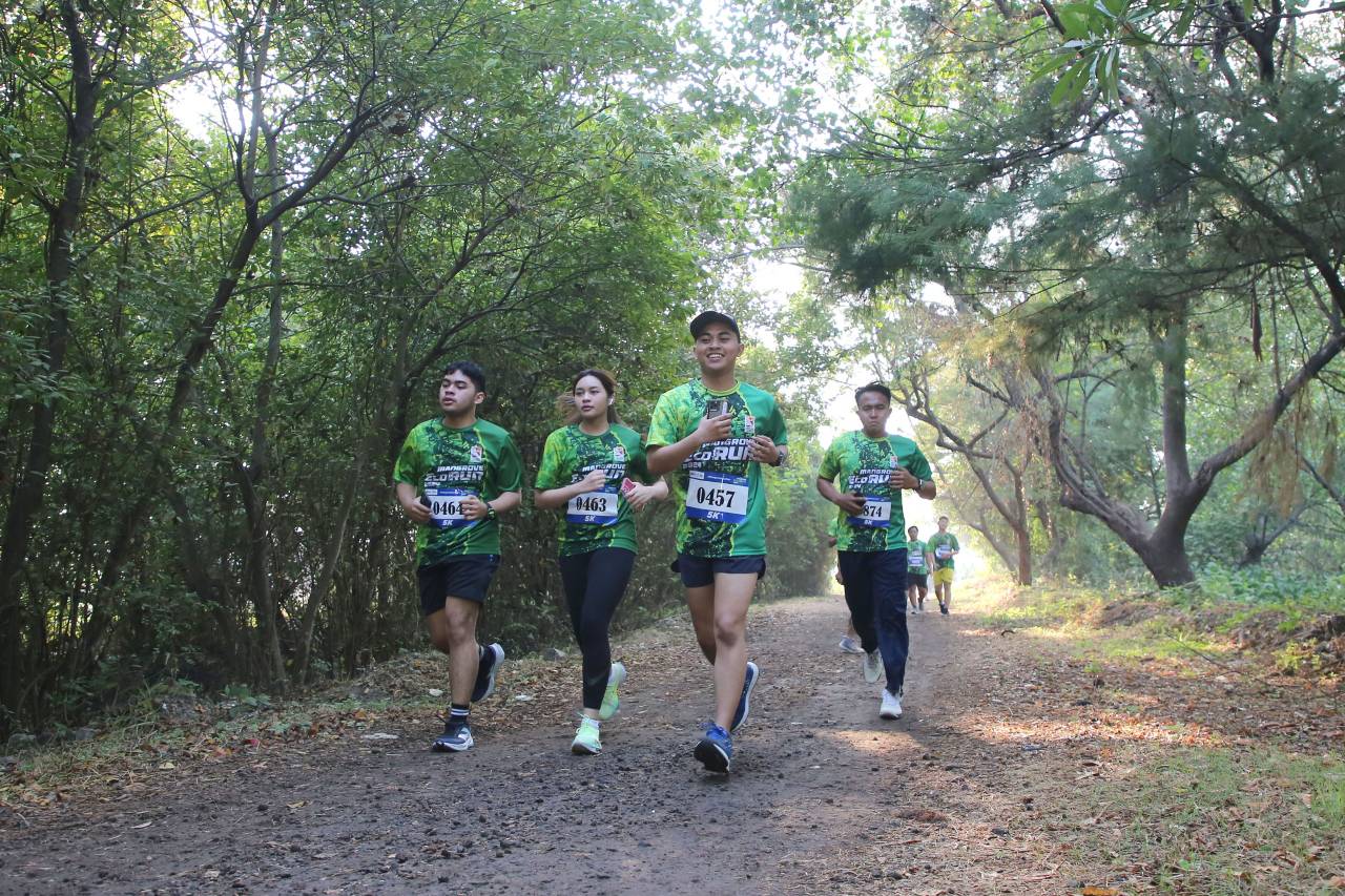 Surabaya Rayakan HUT Kebun Raya Mangrove dengan Lari 