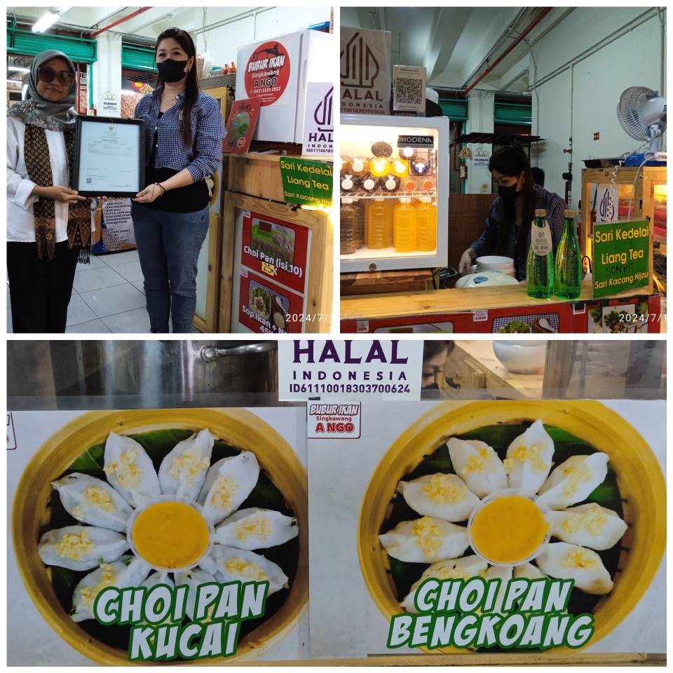 Salah Satu UMKM di Pasar Atum Sudah Sertifikat Halal
