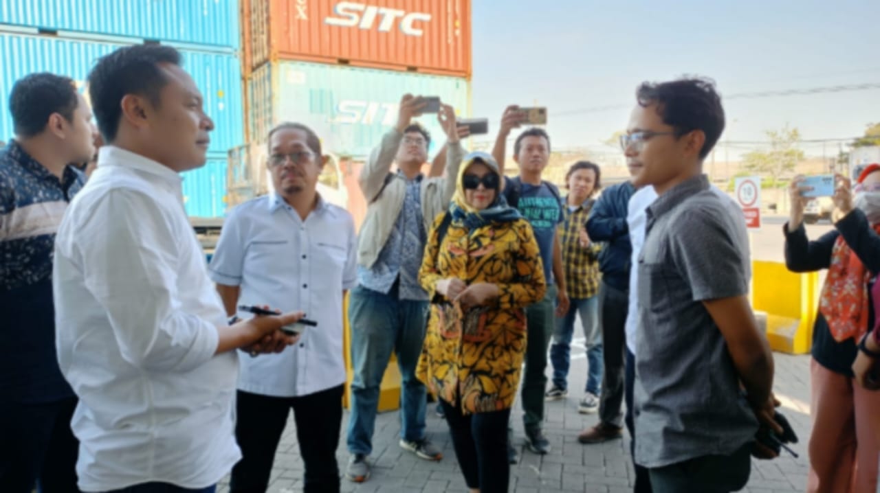Arief Fathoni Saat Sidak Depo Kontainer di Jalan Kalianak