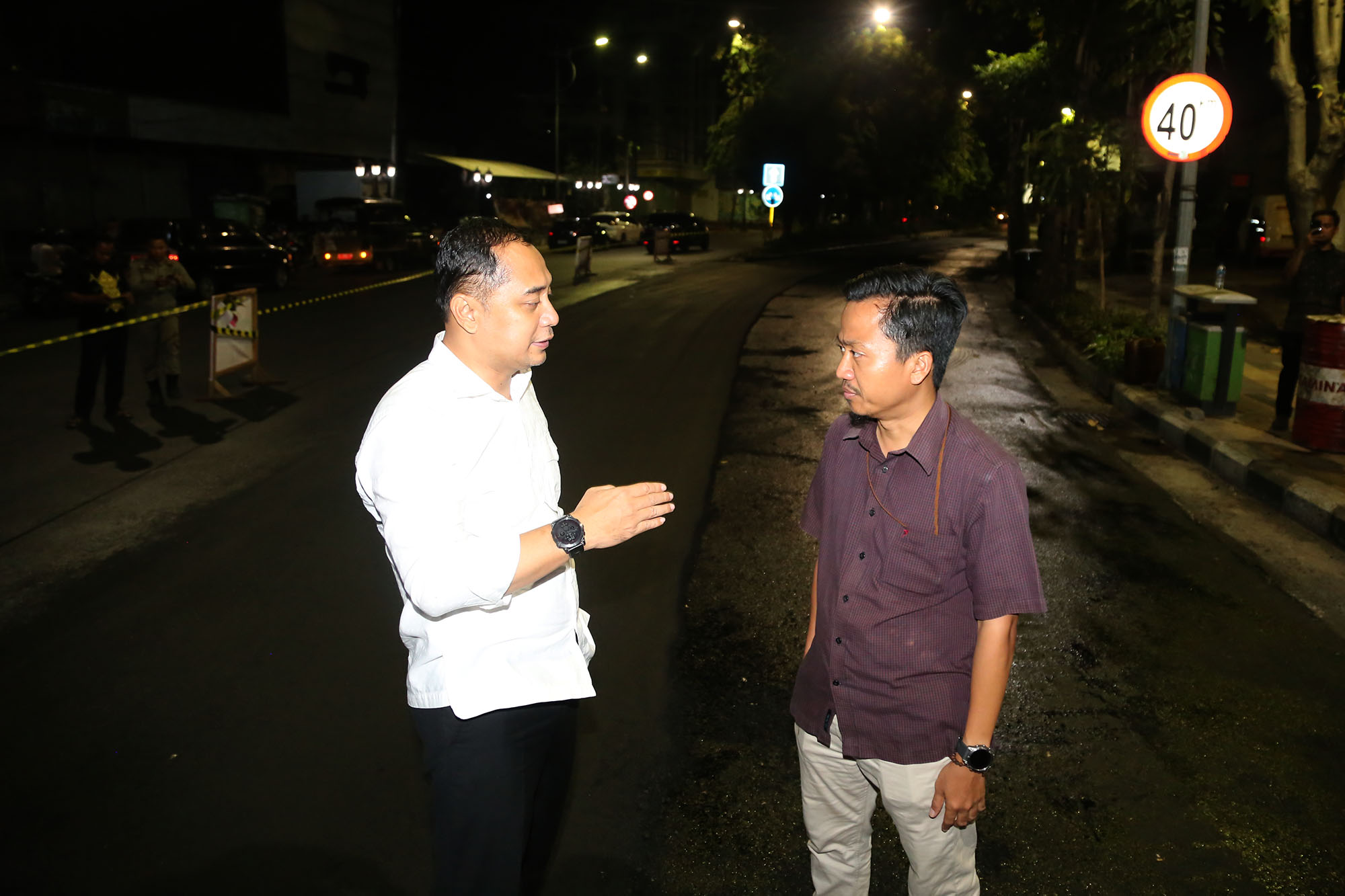 Wali Kota Eri Cek Pengaspalan jalan Bubutan 