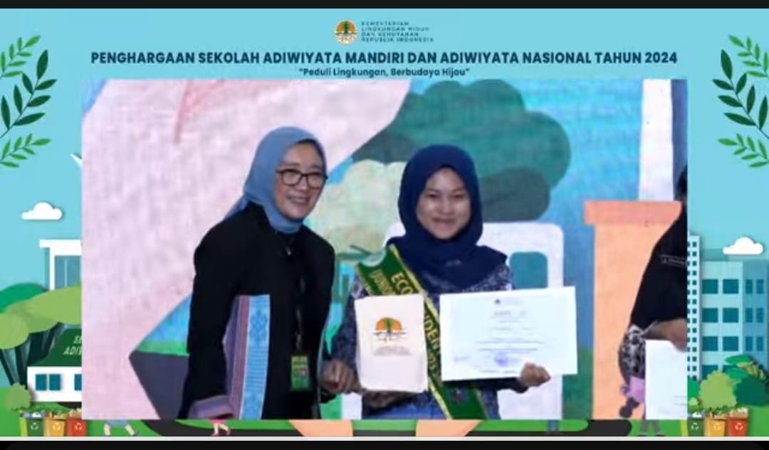 Siswi SMPN 19 Surabaya jadi Narasumber dalam talkshow Penghargaan Sekolah Adiwiyata 2024