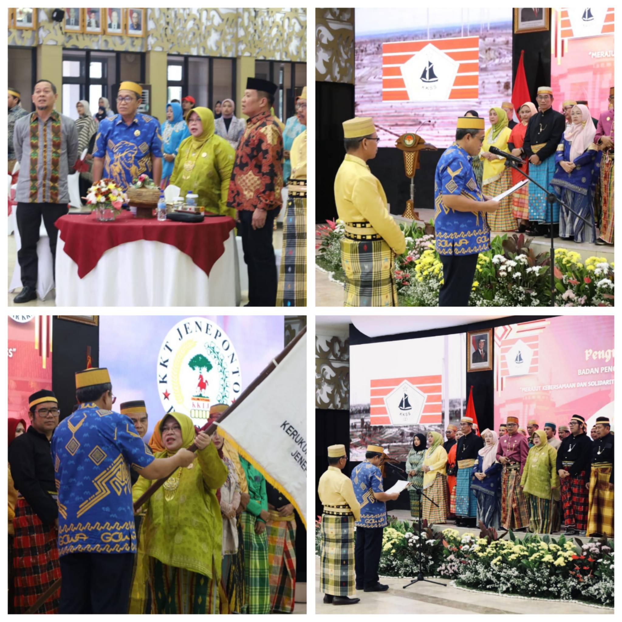 Suasana Acara Pengukuhan dan Pelantikan BPP KKT Jeneponto Pilar KKSS di Kampus IPDN Jakarta selatan 