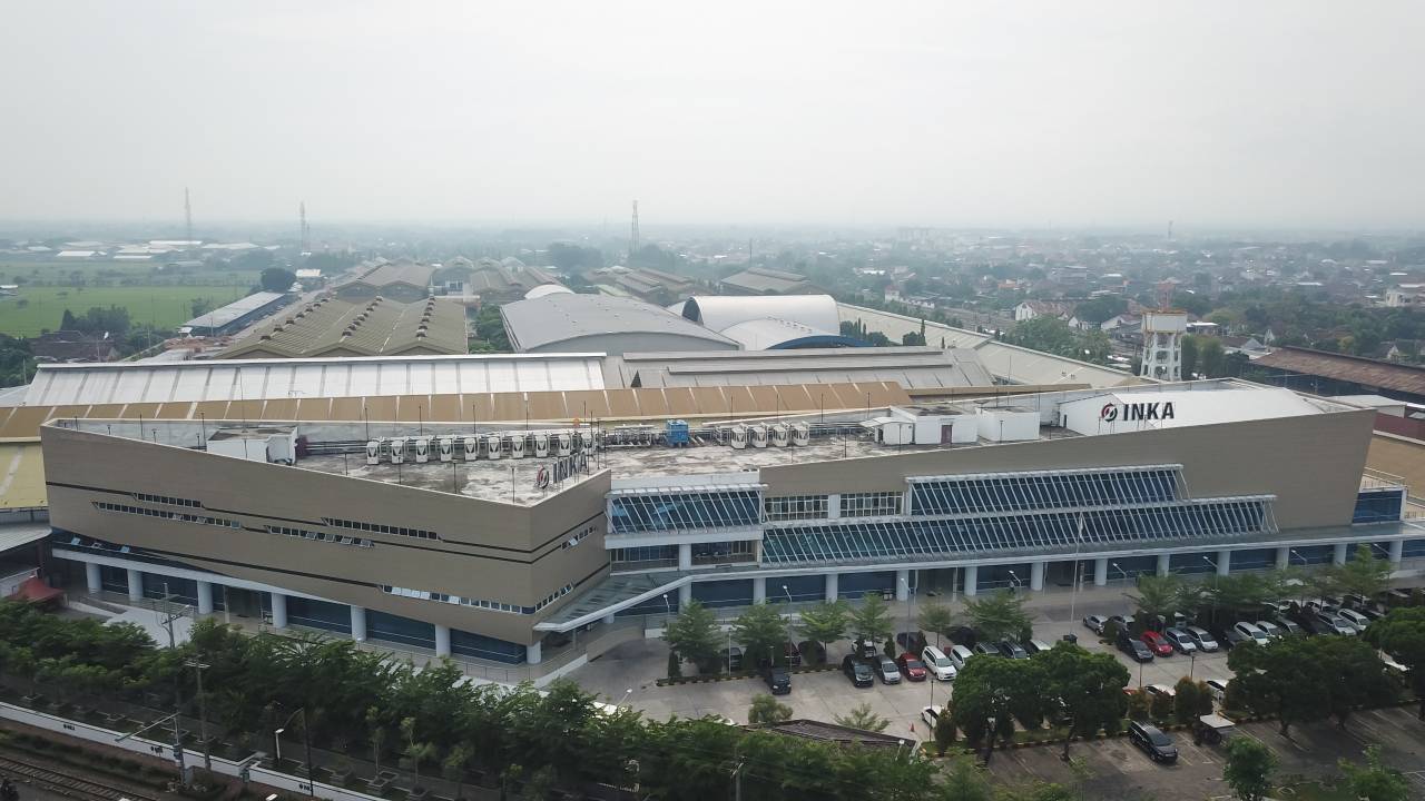 PT INKA (Persero) Tampak Dari Atas 