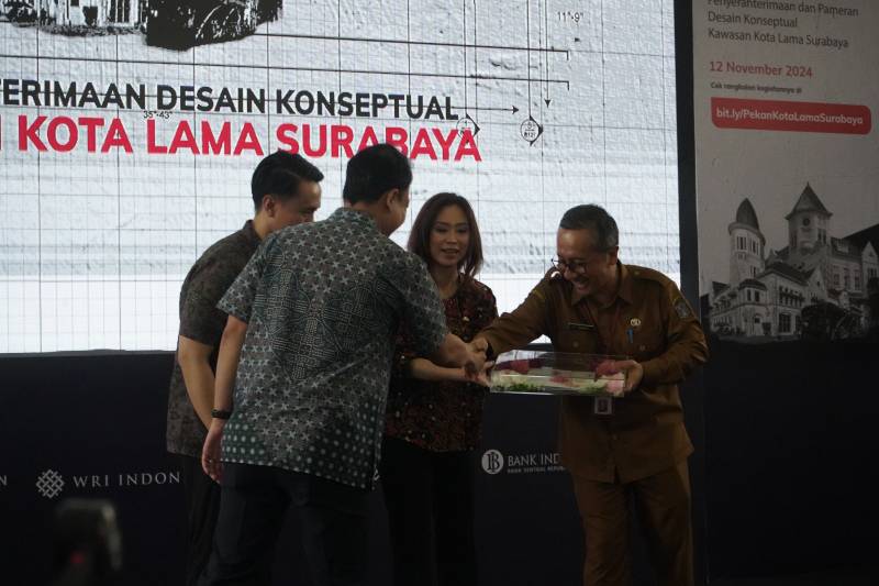 Pemkot Surabaya Terima Desain Pengembangan Kawasan Kota Lama
