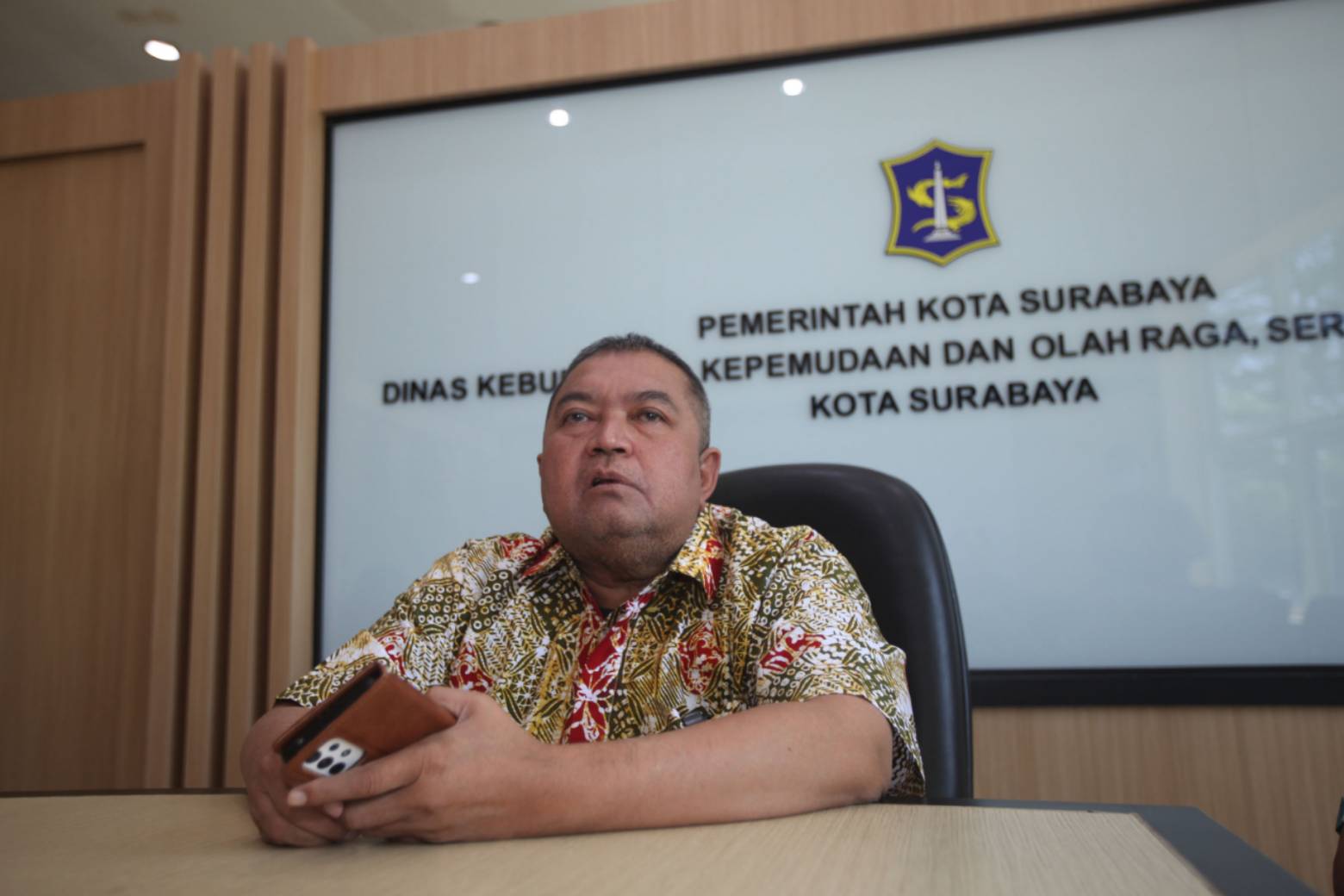 Kepala Disbudparapar Surabaya Hidayat Syah