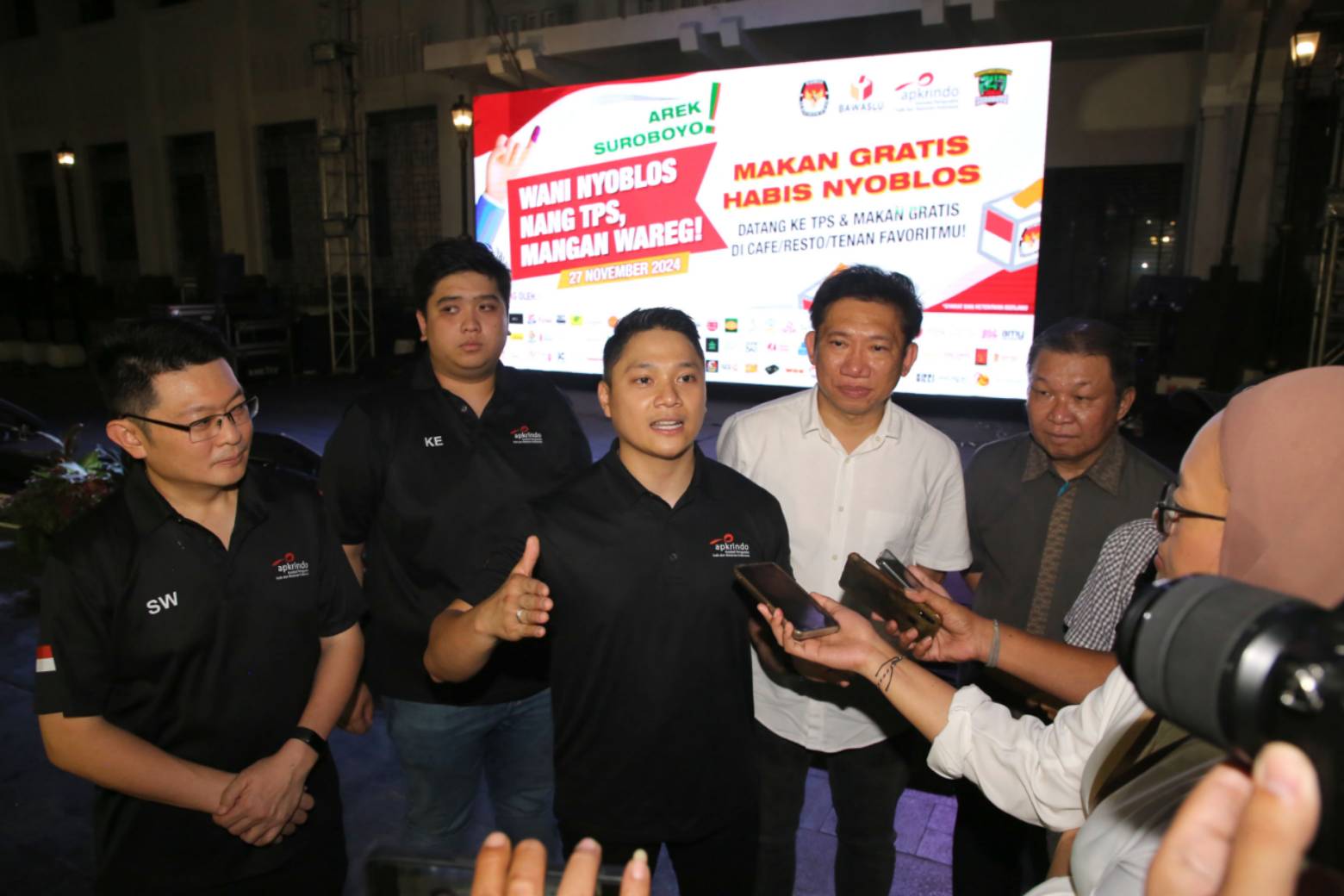 Bawaslu dan KPU Kota Surabaya Dukung Program Makan Gratis