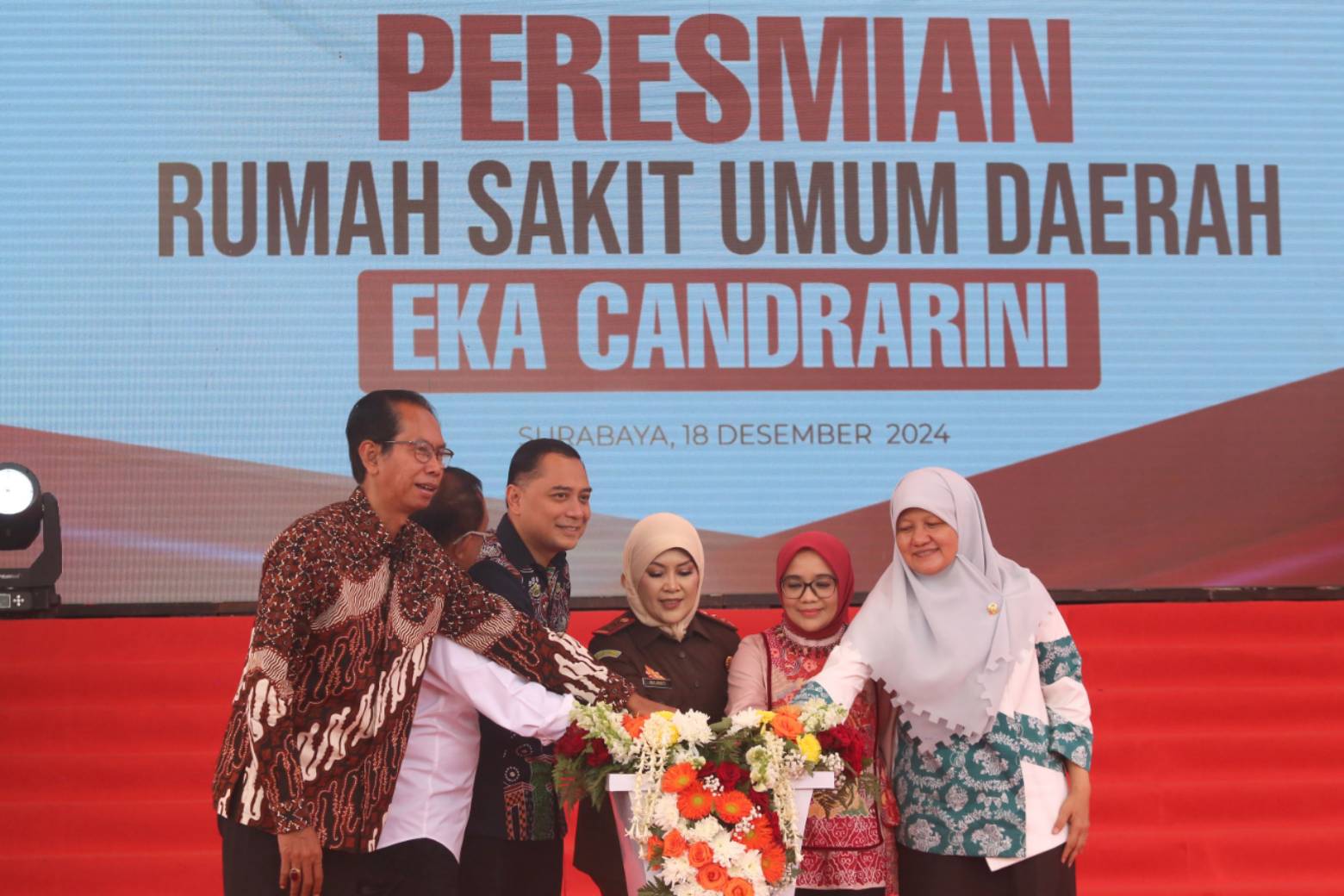 Wali Kota Eri Resmikan RSUD Eka Candrarini 