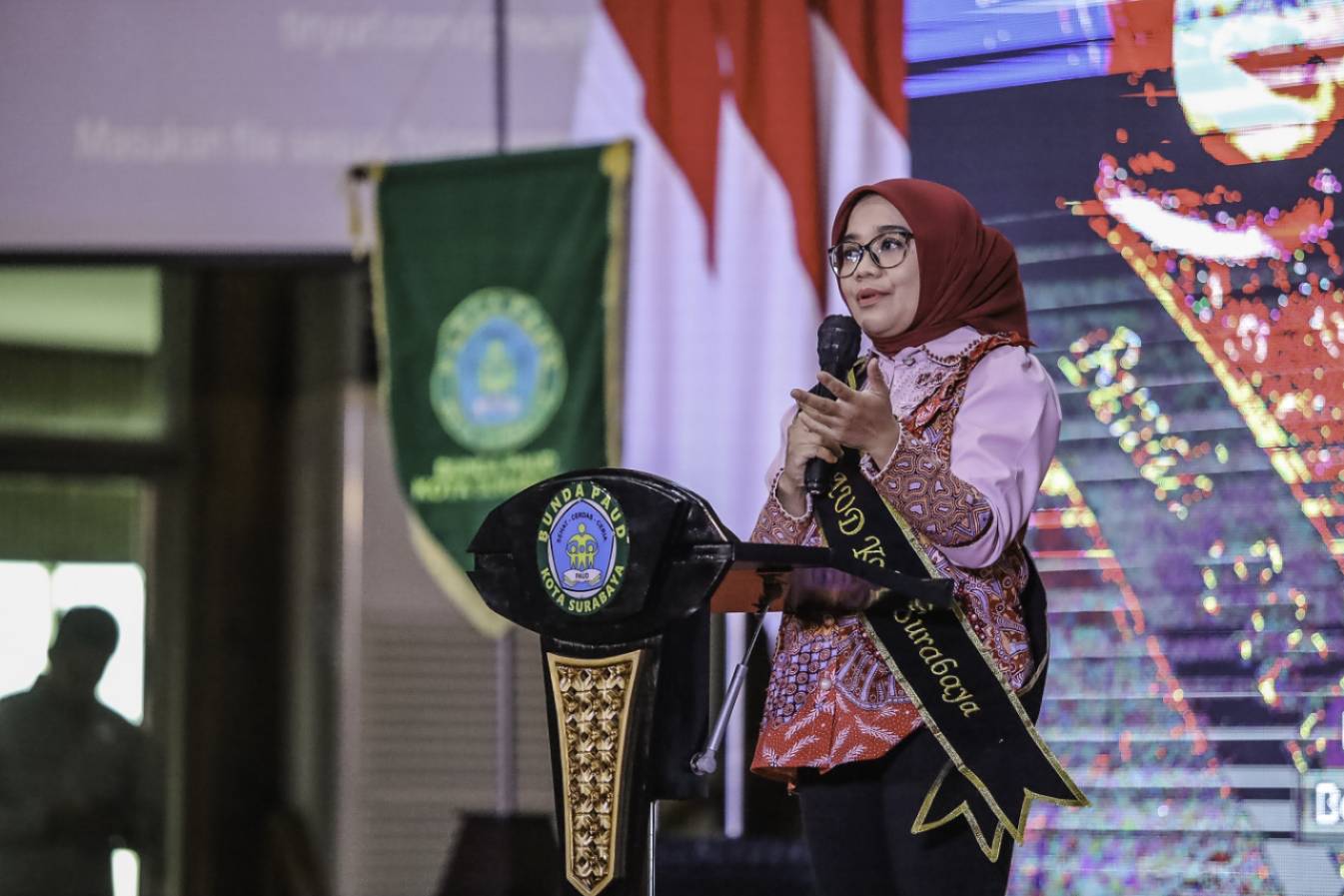 Ketua Bunda PAUD Kota Surabaya, Rini Indriyani 