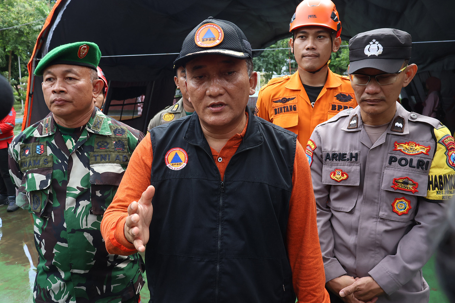 Kepala Badan Penanggulangan Bencana Daerah Kota Surabaya, Agus Hebi Djuniantoro 
