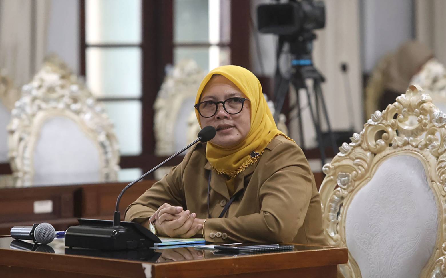 Kepala Dispusip Kota Surabaya, Mia Santi Dewi 