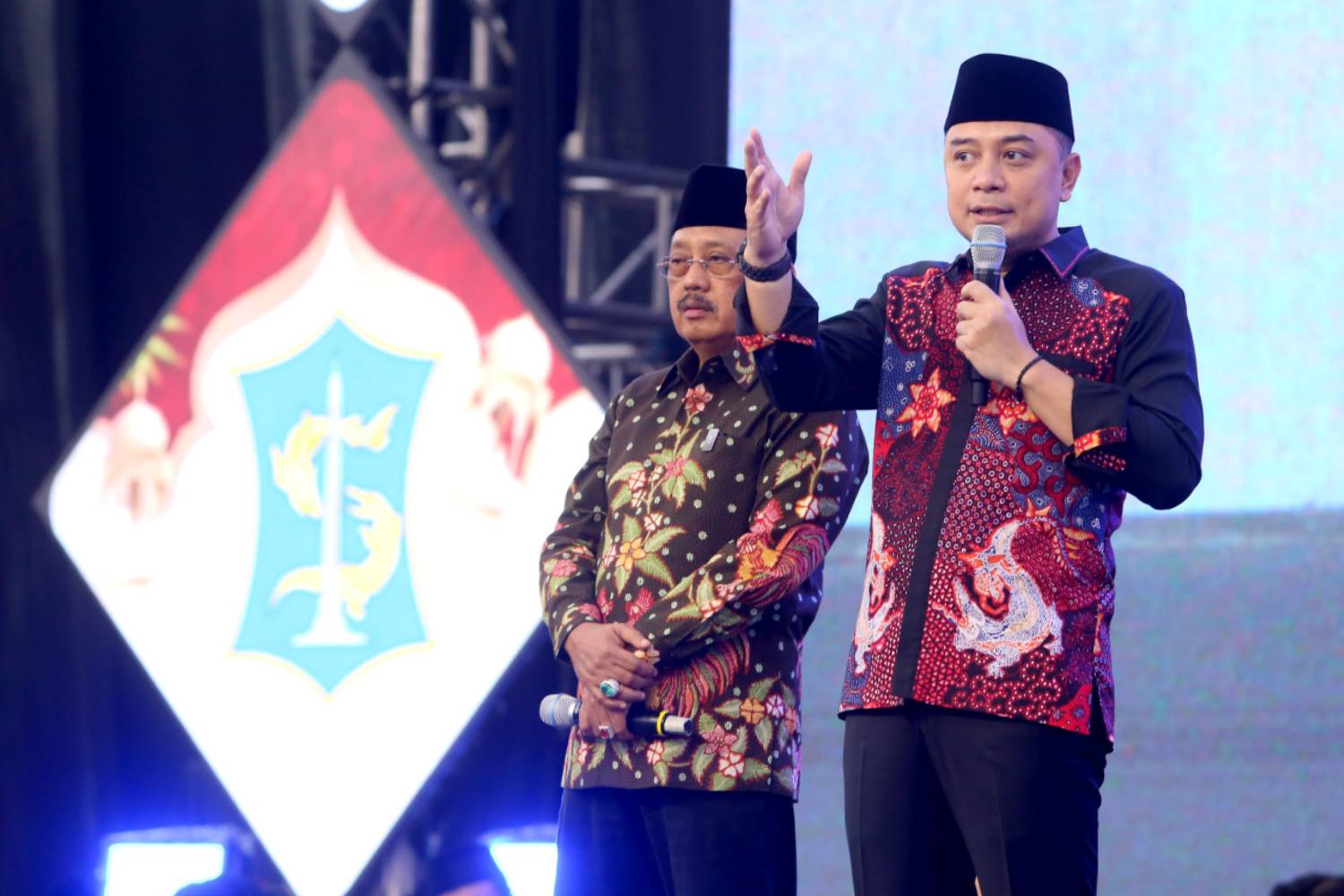 Wali Kota Eri dan Wakil Wali Kota Armuji Gelar Silaturahmi Bersama Forkopimda 