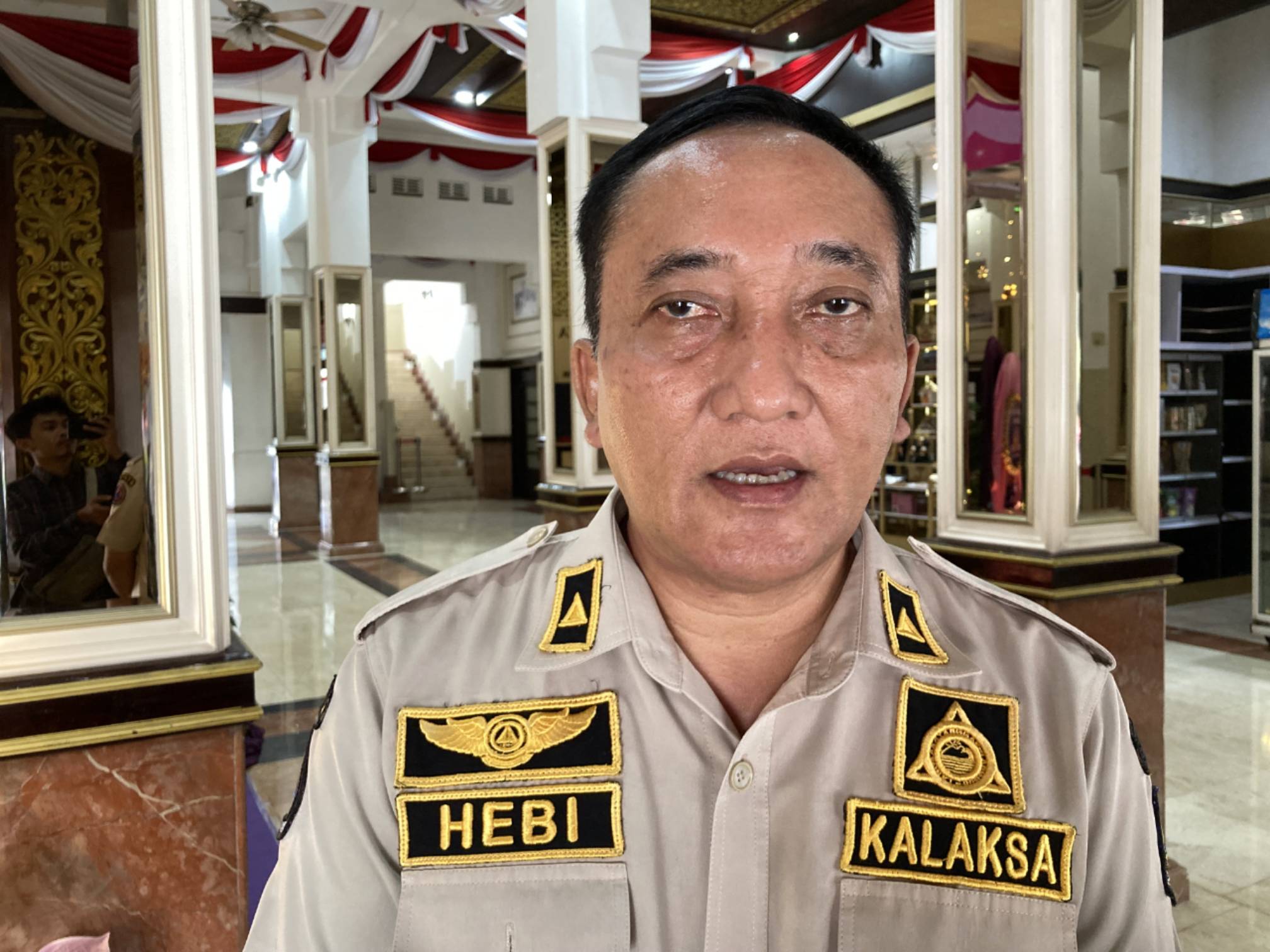 Kepala BPBD Surabaya, Agus Hebi Djuniantoro