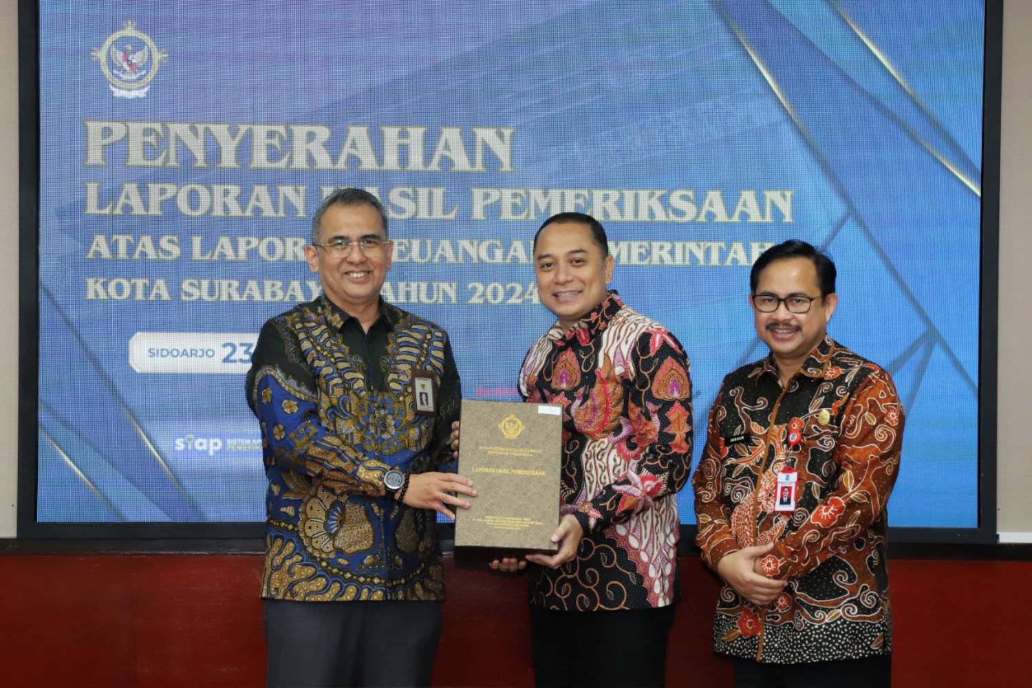 Pemkot Surabaya Raih Opini WTP ke-13 Berturut-turut dari BPK