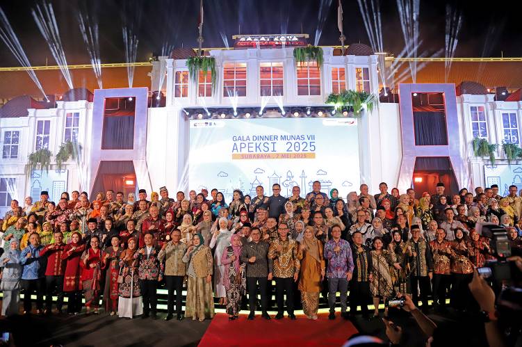 Semangat Kekeluargaan Warnai Gala Dinner Munas APEKSI VII di Surabaya