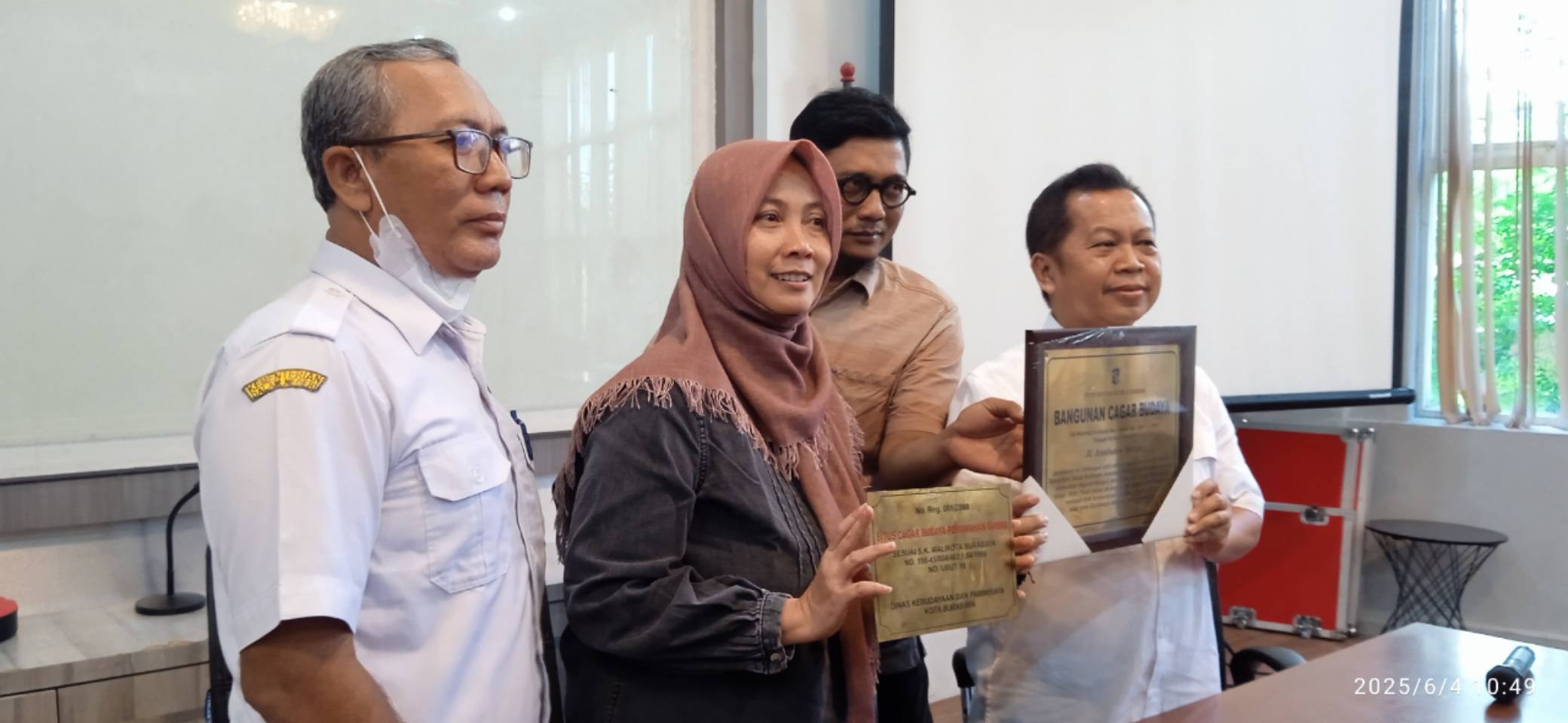 Konferensi Pers terkait Cangar Budaya dari Pemkot Surabaya 